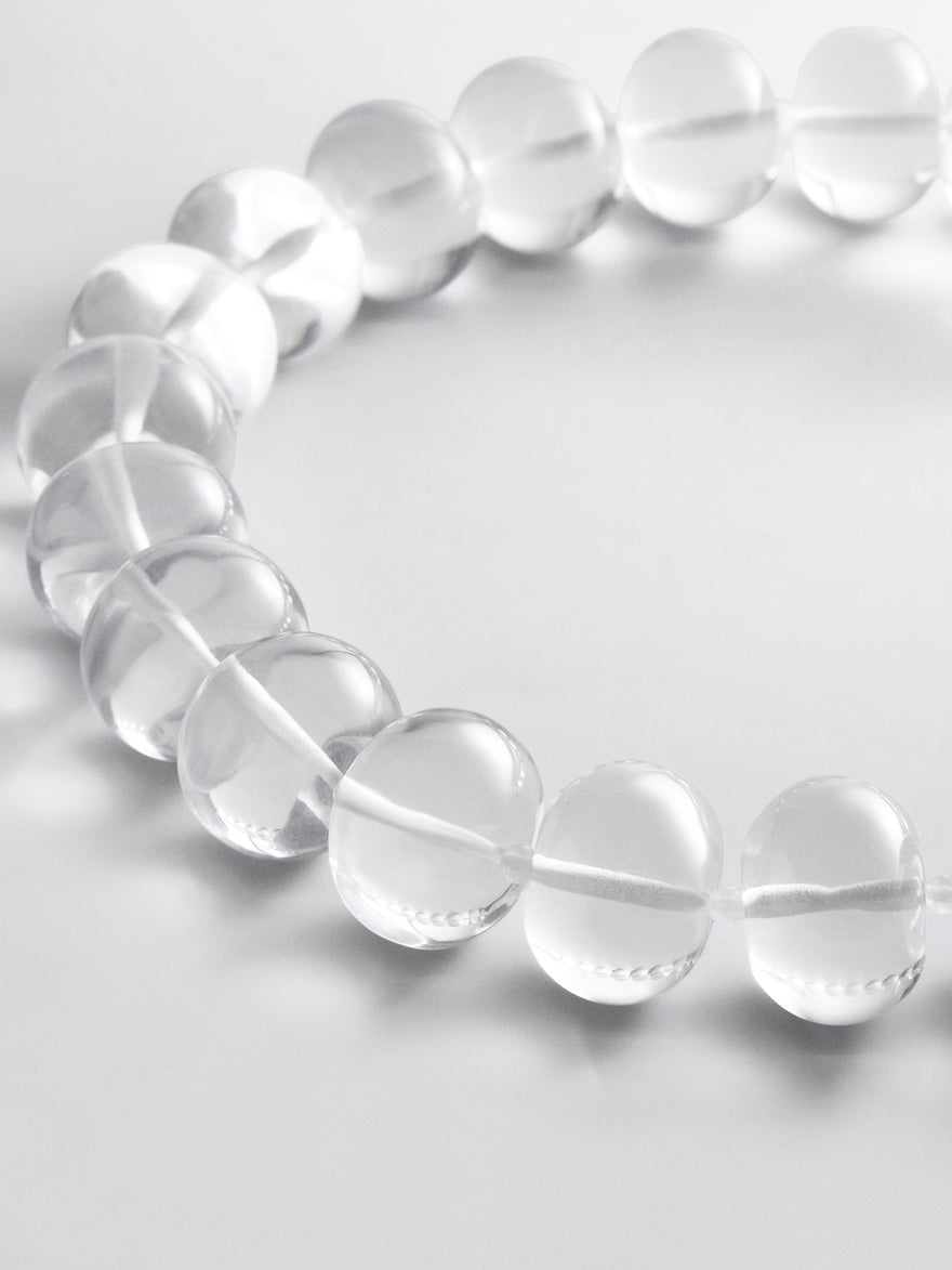 Joan Semi-Precious Necklace - Clear Quartz