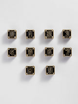 BaubleBar Block Party Varsity Number Custom Bracelet  - Onyx Double Digit - 
    Custom number bracelet 
  
