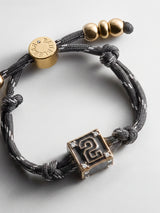 BaubleBar Block Party Varsity Number Custom Bracelet  - Onyx Single Digit - 
    Custom number bracelet 
  
