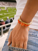 BaubleBar Block Party Varsity Number Custom Bracelet  - Tangerine Double Digit - 
    Custom number bracelet 
  

