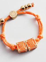 BaubleBar Block Party Varsity Number Custom Bracelet  - Tangerine Double Digit - 
    Custom number bracelet 
  
