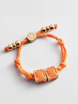 BaubleBar Block Party Varsity Number Custom Bracelet  - Tangerine Double Digit - 
    Custom number bracelet 
  
