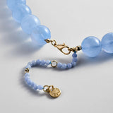 Mini Jane Beaded Necklace - Soft Blue