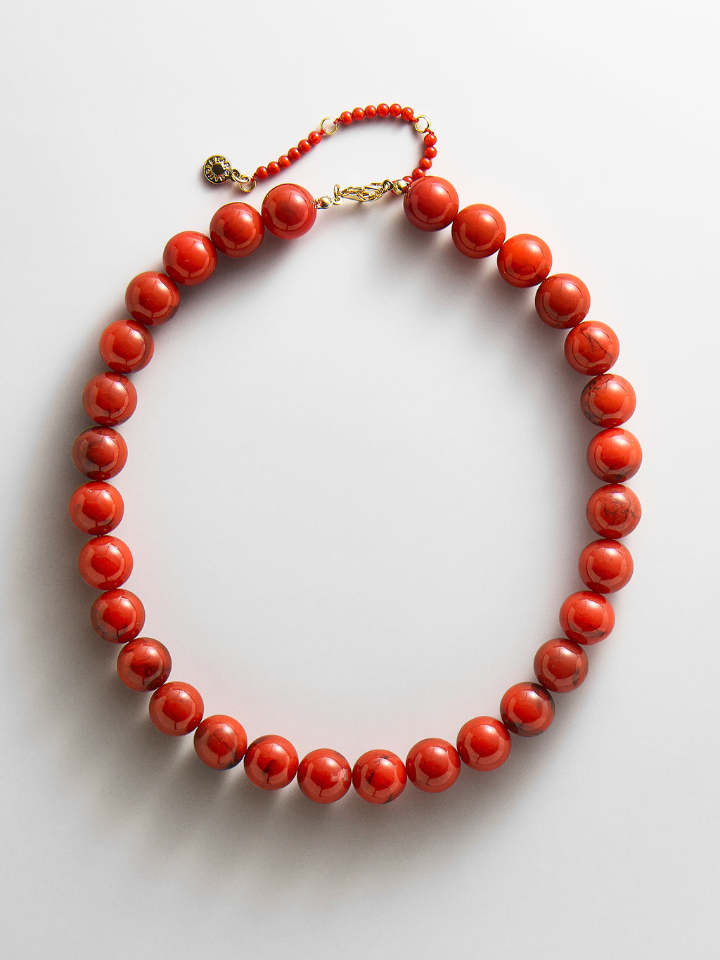 Mini Jane Beaded Necklace - Red Jasper – Ends Friday: Enjoy 20