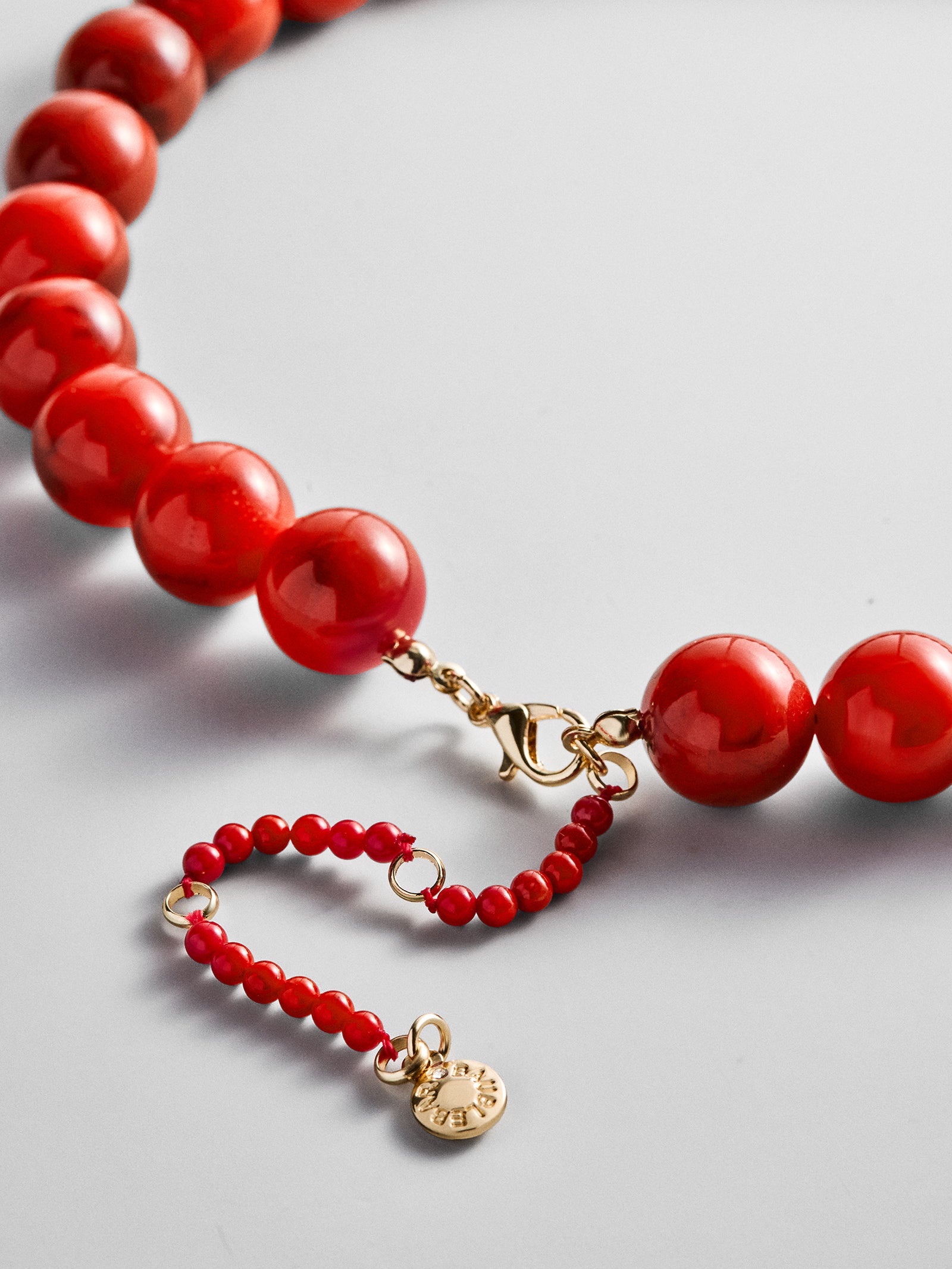 Mini Jane Beaded Necklace - Red Jasper – Ends Friday: Enjoy 20