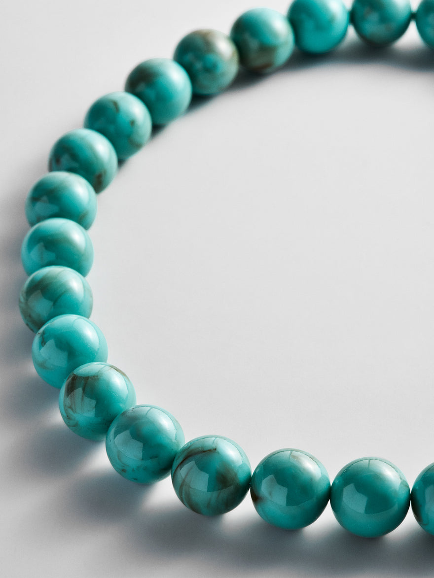 Mini Jane Beaded Necklace - Turquoise