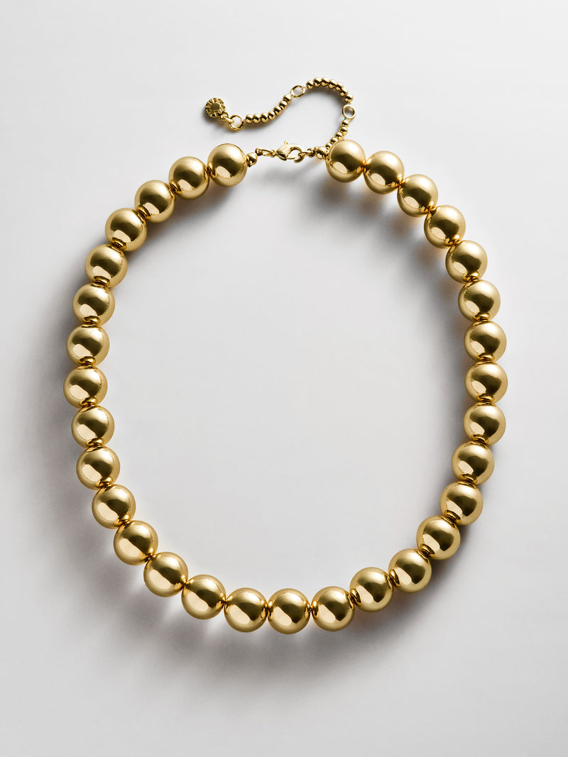 Mini Jane Beaded Necklace - Gold