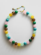 Mini Jane Beaded Necklace - Natural Multi