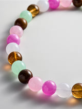 BaubleBar Mini Jane Beaded Necklace - Pink Multi - 
    Layering necklaces
  
