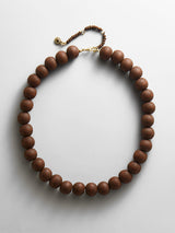 BaubleBar Mini Jane Beaded Necklace - Dark Wood - 
    Layering necklaces
  
