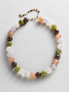Mini Jane Beaded Necklace - Earth Tones