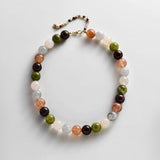 Mini Jane Beaded Necklace - Earth Tones
