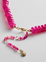 BaubleBar Joyce Semi-Precious Beaded Necklace - Fuchsia Agate Bead - 
    Beaded necklace for stacking 
  
