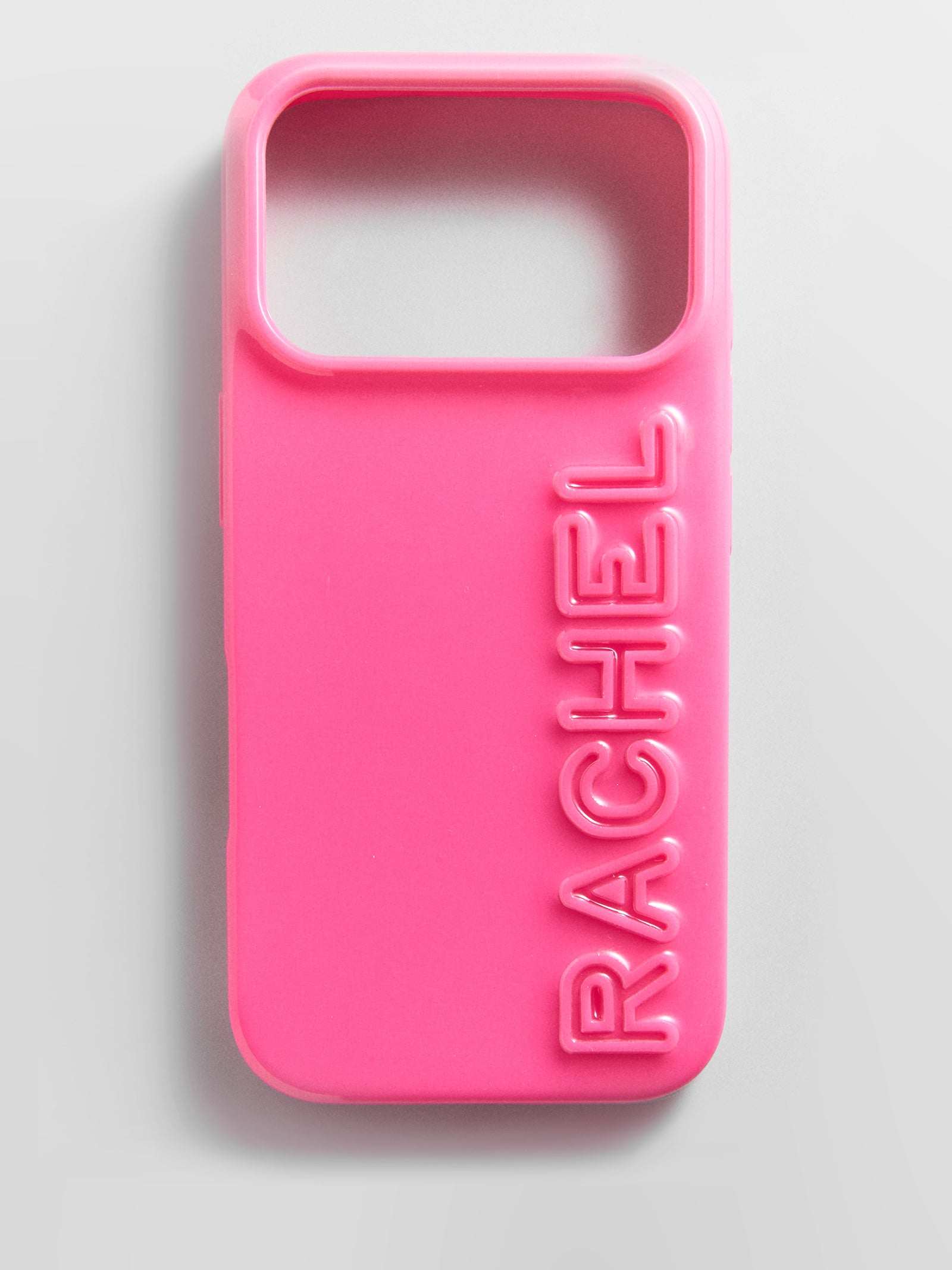 Fine Line Custom iPhone Case - Fuchsia/Fuchsia – Custom Phone Case