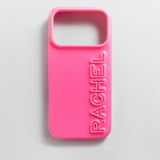 Fine Line Custom iPhone Case - Fuchsia/Fuchsia