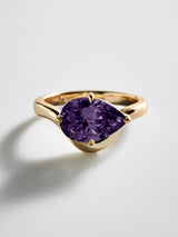 BaubleBar Amethyst - 
    Statement ring 
  
