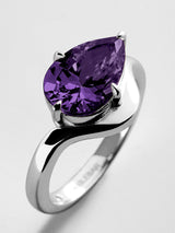 BaubleBar Amethyst - 
    Statement ring 
  
