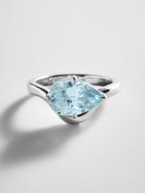 BaubleBar Aquamarine - 
    Statement ring 
  
