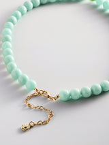 BaubleBar Janette Beaded Ring Necklace - Aqua - 
    Resin charm necklace
  
