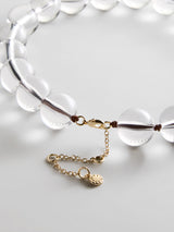 BaubleBar Jane Beaded Necklace - Clear/Brown - 
    Chunky statement necklace
  
