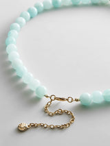 BaubleBar Jamie Semi-Precious Beaded Necklace - Light Turquoise/Jade - 
    Statement pendant necklace
  
