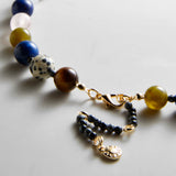 Jocelyn Beaded Necklace - Multi/Dalmatian Bead