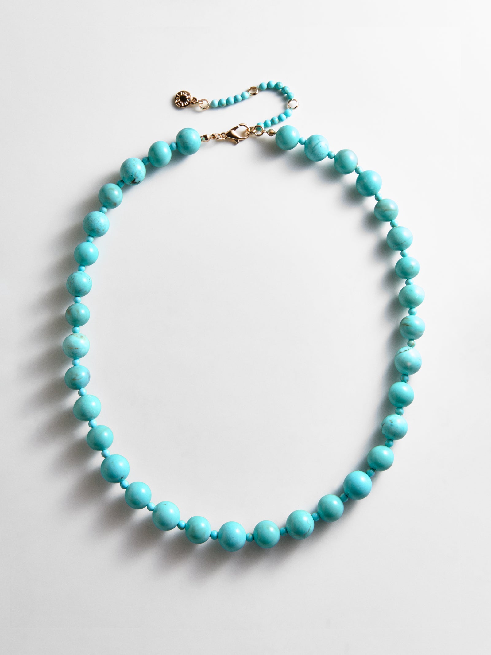 Jocelyn Beaded Necklace - Turquoise Bead