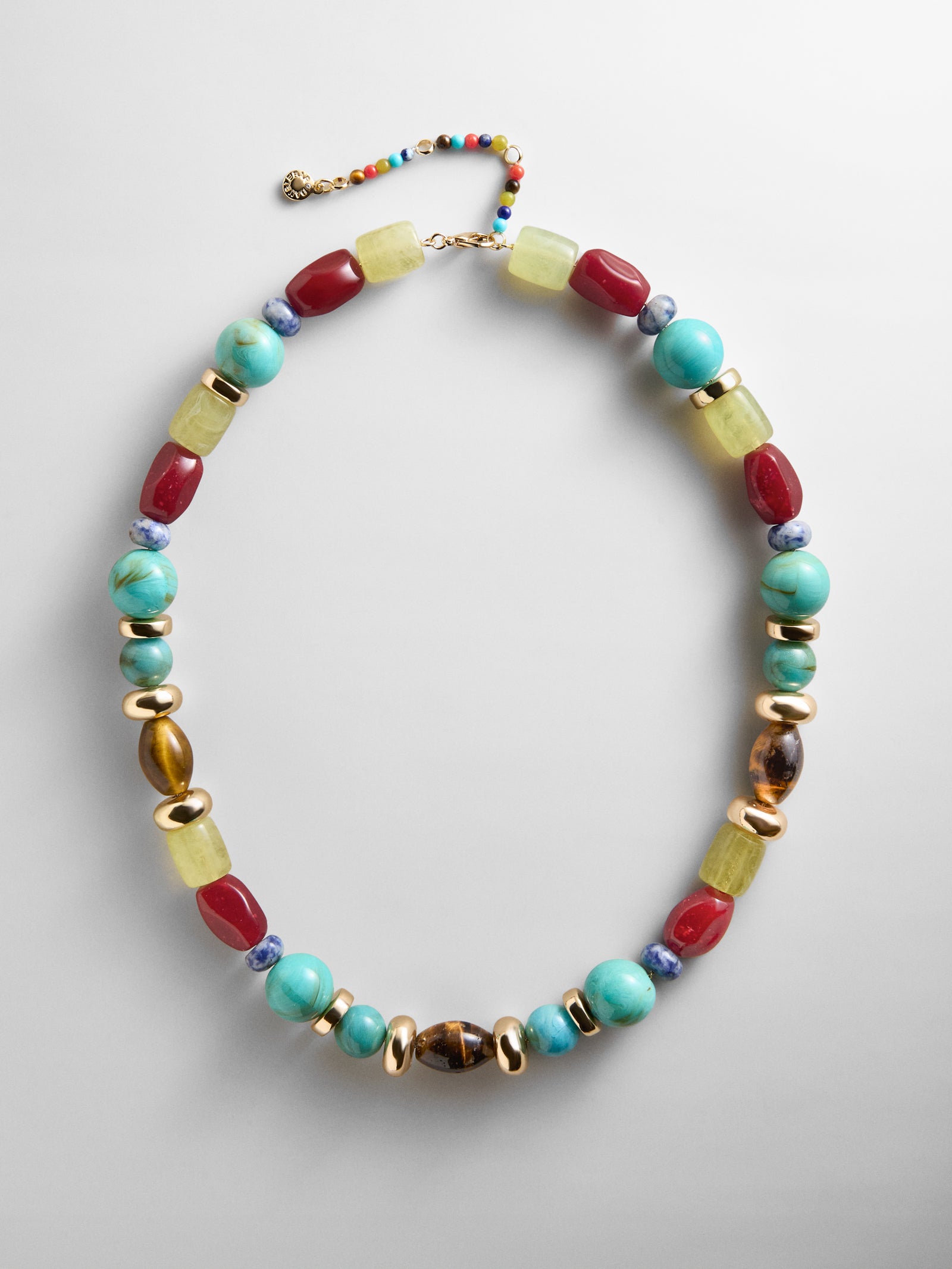 Justine Semi-Precious Beaded Necklace - Multi