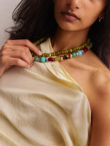 BaubleBar Justine Semi-Precious Beaded Necklace - Multi