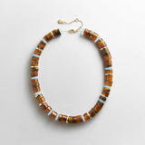 Jennifer Rondelle Beaded Necklace - Tiger's Eye Bead