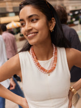 BaubleBar Jennifer Rondelle Beaded Necklace - Cherry Quartz Bead - 
    Ends Friday: Enjoy 20% Off 
  
