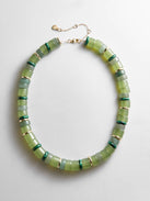 Jennifer Rondelle Beaded Necklace - Light Jade Bead