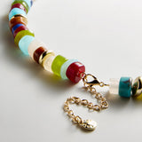 Jennifer Rondelle Beaded Necklace - Dark Multi Bead