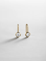 BaubleBar Round|8MM - 
    Drop crystal earrings 
  
