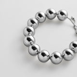 Jane Beaded Bracelet - Silver Bead