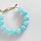 Jane Beaded Bracelet - Aqua Bead