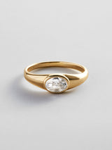 BaubleBar Dolly Gold Pinky Ring - Dolly Gold Pinky RIng - 
    Crystal ring for stacking
  
