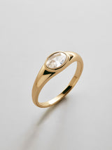 BaubleBar Dolly Gold Pinky Ring - Dolly Gold Pinky RIng - 
    Crystal ring for stacking
  
