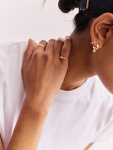 BaubleBar Niecy Gold Pinky Ring - Niecy Gold Pinky Ring - 
    Crystal ring for stacking
  
