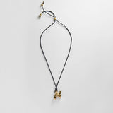 Cord Initial Necklace - Gold