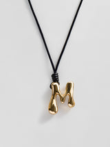BaubleBar M - 
    Custom letter necklace
  
