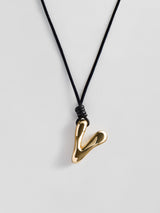 BaubleBar V - 
    Custom letter necklace
  
