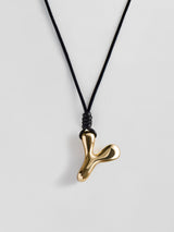 BaubleBar Y - 
    Custom letter necklace
  
