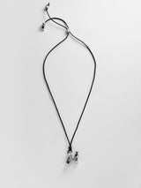 BaubleBar Cord Initial Necklace - Silver - 
    Custom letter necklace
  
