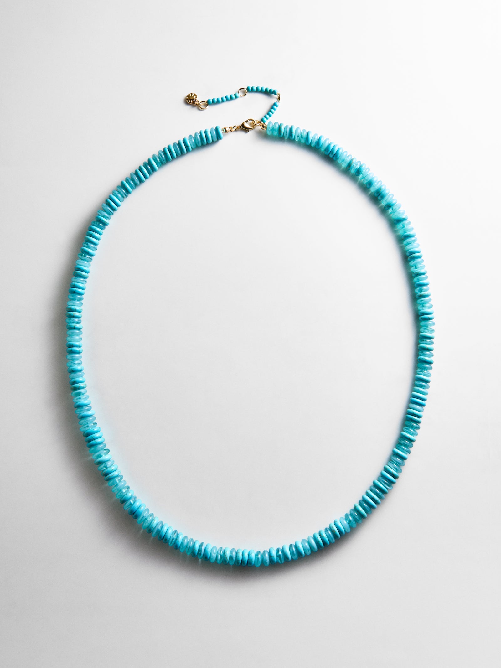 June Semi-Precious Beaded Necklace - Turquoise