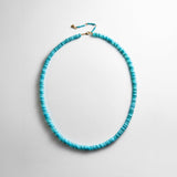 June Semi-Precious Beaded Necklace - Turquoise Bead