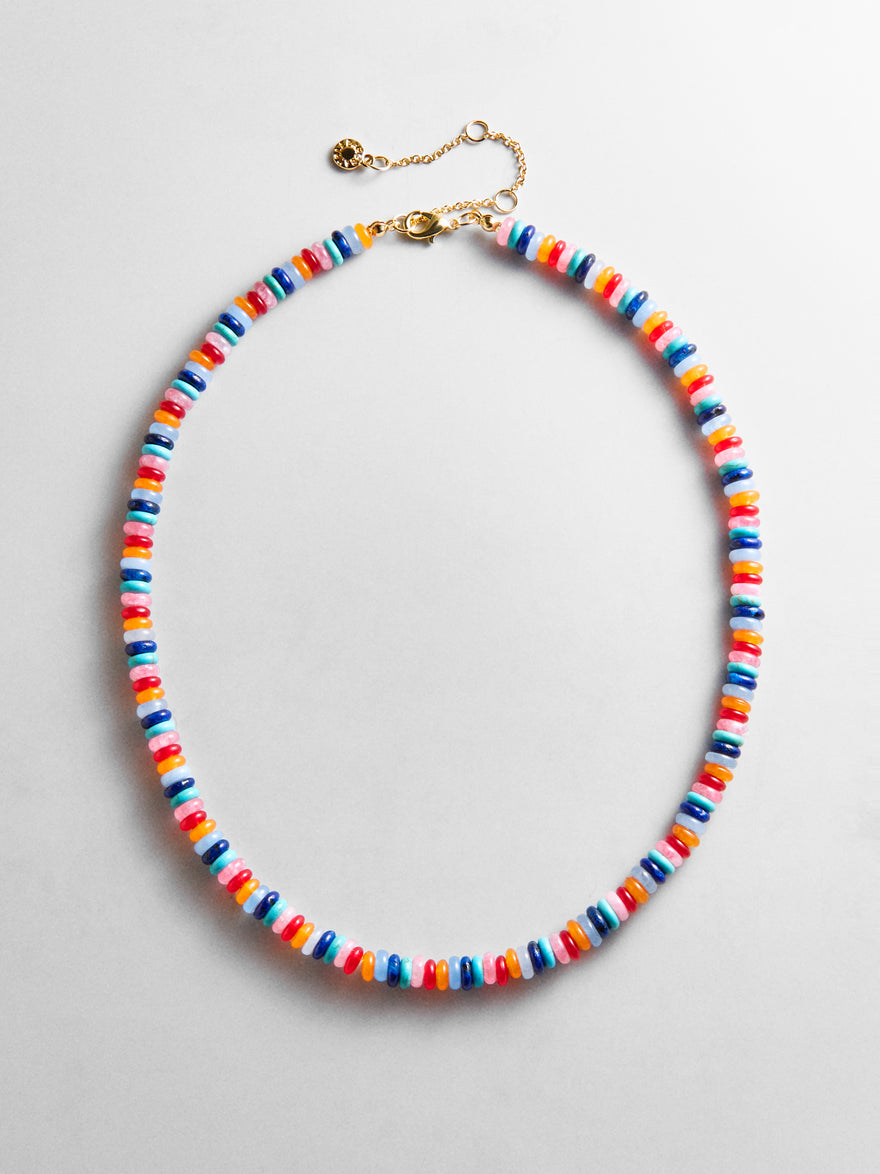 Jolene Semi-Precious Beaded Necklace - Multi
