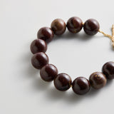 Jane Beaded Bracelet - Chocolate Brown Bead