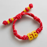 Team Knotty Varsity Custom Bracelet - Spain Double Digit