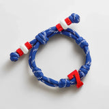 Team Knotty Varsity Custom Bracelet - France Single Digit